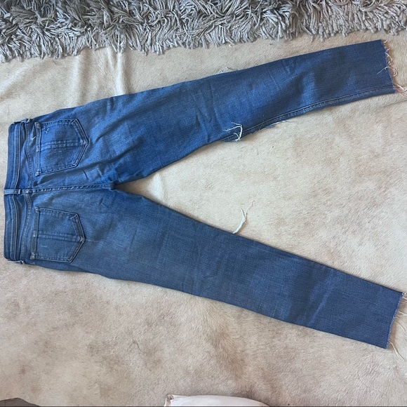 Ripped Rag & Bone Cropped Skinny Jeans - Picture 2 of 13